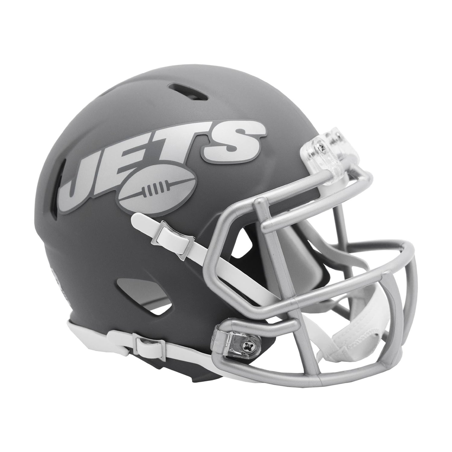 New York Jets SLATE Mini Football Helmet Riddell NFL