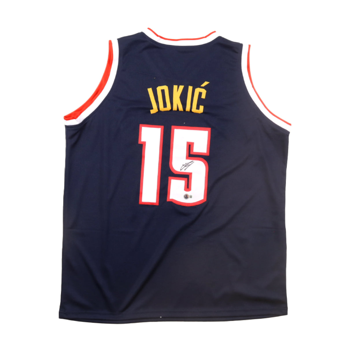 Nikola Jokic Signed Custom XL Jersey - Beckett