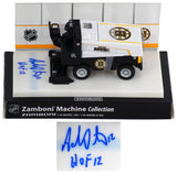 Adam Oates Signed Boston Bruins NHL Mini Zamboni w/HOF'12