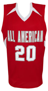 Greg Oden Signed Red Custom College Basketball Jersey