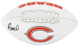 Rome Odunze Signed Chicago Bears Franklin White Logo Football - (Fanatics)