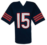 Rome Odunze Signed Navy Custom Football Jersey - (Beckett)