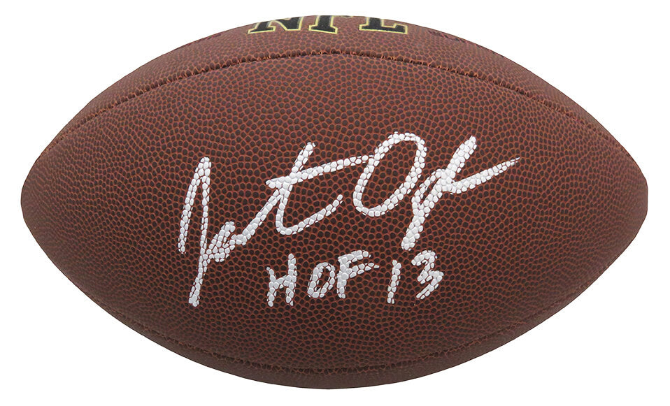 Jonathan Ogden Signed Wilson Super Grip Full Size NFL Football w/HOF'13