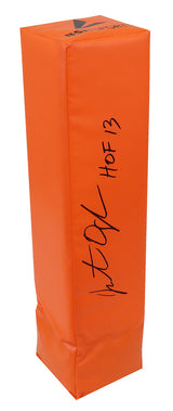 Jonathan Ogden Signed Orange Endzone Football Pylon w/HOF'13