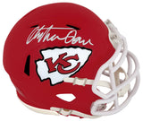Christian Okoye Signed Kansas City Chiefs Riddell Speed Mini Helmet