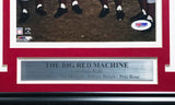 Big Red Machine Autographed Framed 8x10 Photo Cincinnati Reds With 4 Signatures Including Pete Rose PSA/DNA #L61197