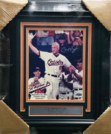Cal Ripken Jr. Autographed Framed 8x10 Photo Baltimore Orioles Steiner Holo SKU #268228