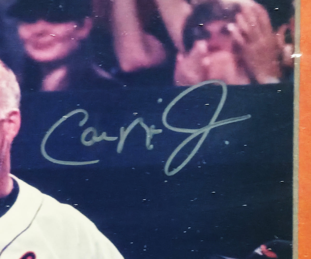 Cal Ripken Jr. Autographed Framed 8x10 Photo Baltimore Orioles Steiner Holo SKU #268228