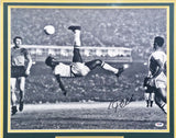 Pele Autographed Framed 16x20 Photo CBD Brazil PSA/DNA #U84393