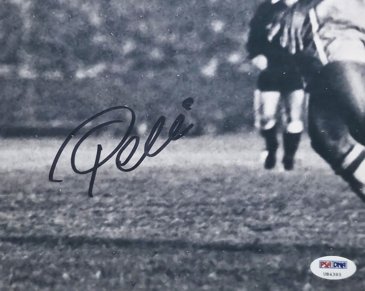 Pele Autographed Framed 16x20 Photo CBD Brazil PSA/DNA #U84393