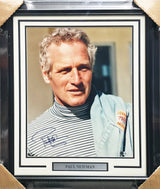 Paul Newman Autographed Framed 16x20 Photo Beckett BAS #AE38136