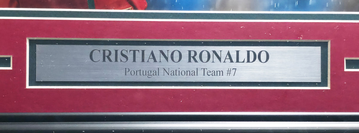 Cristiano Ronaldo Autographed Framed 16x20 Photo Portugal PSA/DNA #5A20995