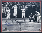 Carlton Fisk Autographed Framed 16x20 Photo Boston Red Sox "75 WS-Gm6 HR" PSA/DNA #S92715