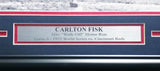 Carlton Fisk Autographed Framed 16x20 Photo Boston Red Sox "75 WS-Gm6 HR" PSA/DNA #S92715
