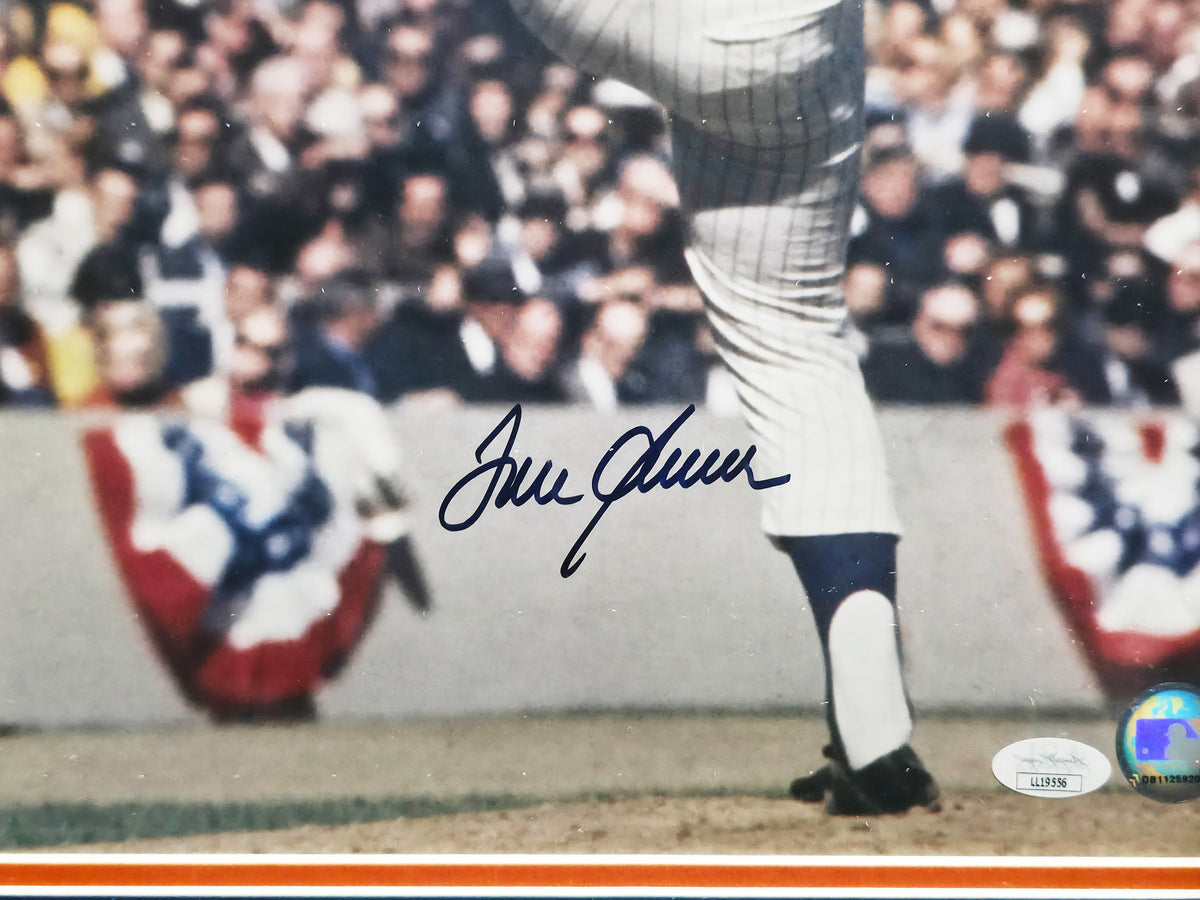Tom Seaver Autographed Framed 16x20 Photo New York Mets JSA #LL19556