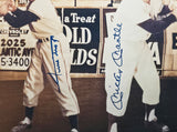 New York Baseball Legends Autographed Framed 16x20 Photo With 4 Signatures Including Mickey Mantle & Joe DiMaggio Beckett BAS #AG020310