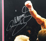 Manny Pacquiao Autographed Framed 16x20 Photo Beckett BAS Witness #4W629956