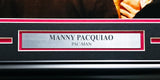 Manny Pacquiao Autographed Framed 16x20 Photo Beckett BAS Witness #4W629956