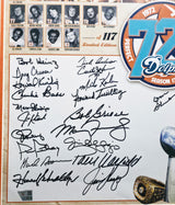 1972 Miami Dolphins Perfect Season Team Autographed Framed 20x24 Photo With 40+ Signatures Including Don Shula & Bob Griese Fanatics Holo #PV38508475