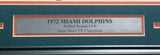 1972 Miami Dolphins Perfect Season Team Autographed Framed 20x24 Photo With 40+ Signatures Including Don Shula & Bob Griese Fanatics Holo #PV38508475