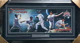 1997 Seattle Mariners All Stars Autographed Framed 12x30 Photo With 5 Signatures Including Ken Griffey Jr. & Randy Johnson Beckett BAS #AE85539