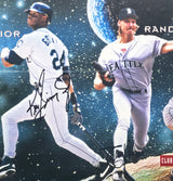 1997 Seattle Mariners All Stars Autographed Framed 12x30 Photo With 5 Signatures Including Ken Griffey Jr. & Randy Johnson Beckett BAS #AE85539