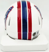 Earl Campbell Autographed Houston Oilers White Speed Mini Helmet "CHOF 91" Beckett BAS Witness #5W113174