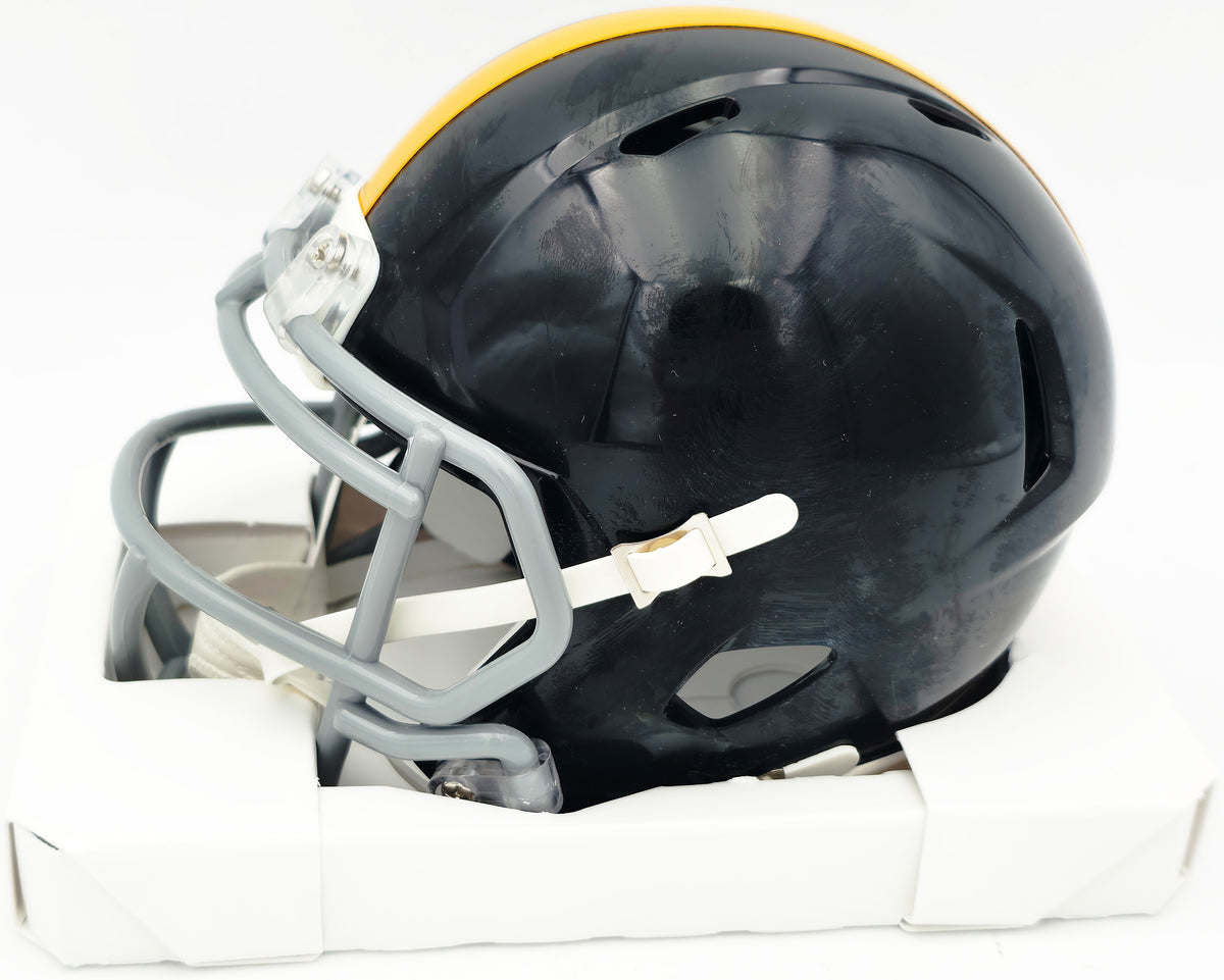 Jack Ham Autographed Pittsburgh Steelers Black Speed Mini Helmet (Scuffed) Beckett BAS Witness #5W038983