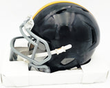 Jack Ham Autographed Pittsburgh Steelers Black Speed Mini Helmet (Scuffed) Beckett BAS Witness #5W038983