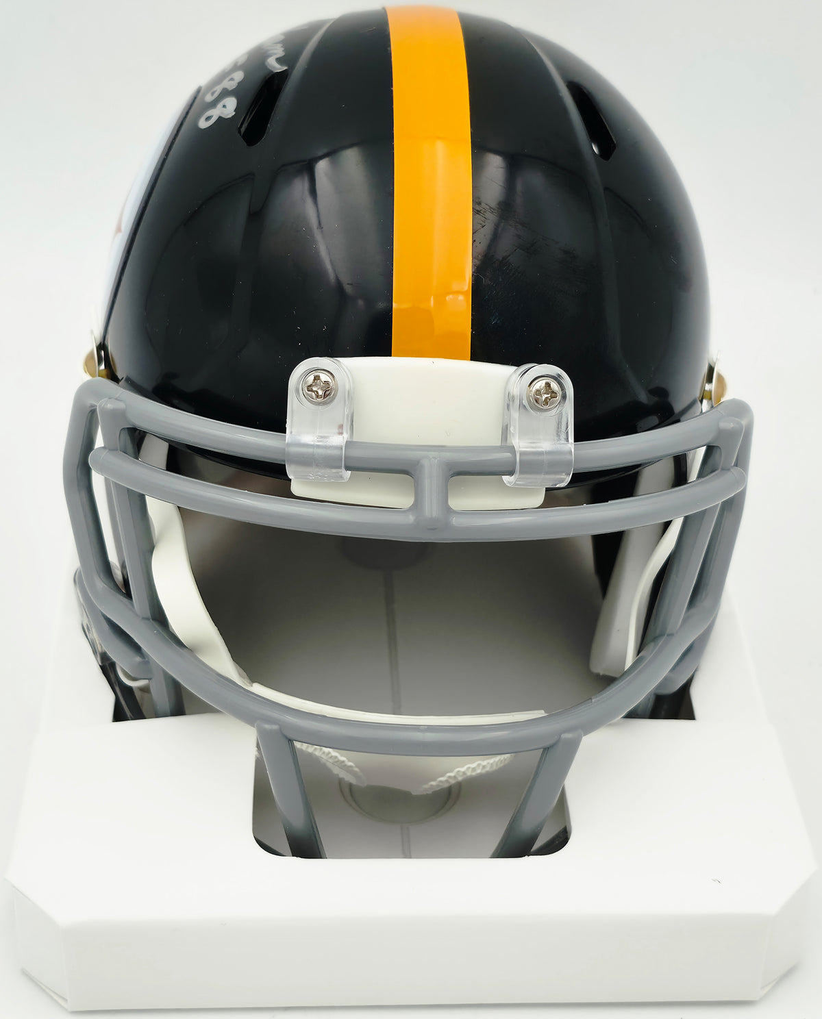 Jack Ham Autographed Pittsburgh Steelers Black Speed Mini Helmet Beckett BAS Witness #5W039017