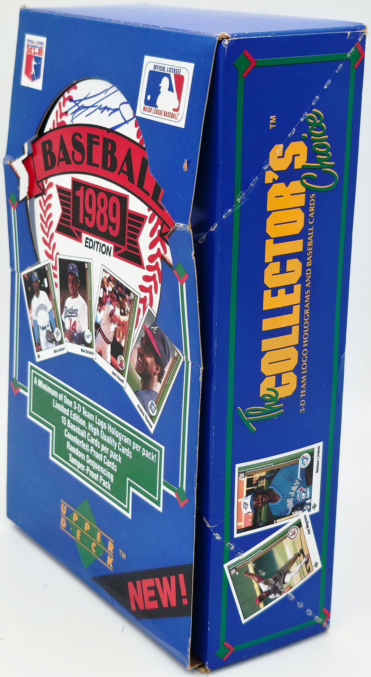 Ken Griffey Jr. Autographed 1989 Upper Deck Low Empty Box Seattle Mariners Beckett BAS Witness #4W801098