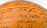 1963 Green Bay Packers Autographed Official NFL Leather Football With 49 Signatures Including Vince Lombardi & Bart Starr Beckett BAS #AG007963