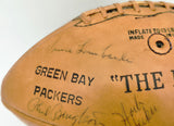 1963 Green Bay Packers Autographed Official NFL Leather Football With 48 Signatures Including Vince Lombardi & Bart Starr Beckett BAS #AG007501