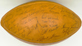 1963 Green Bay Packers Autographed Official NFL Leather Football With 48 Signatures Including Vince Lombardi & Bart Starr Beckett BAS #AG007501