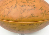 1963 Green Bay Packers Autographed Official NFL Leather Football With 48 Signatures Including Vince Lombardi & Bart Starr Beckett BAS #AG007501