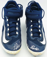 Lazaro Montes Autographed Game Used Blue Nike Rookie Cleats Seattle Mariners "2026 GU" MCS Holo #91054 & 91055