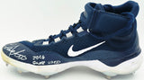 Lazaro Montes Autographed Game Used Blue Nike Rookie Cleats Seattle Mariners "2026 GU" MCS Holo #91054 & 91055