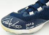 Lazaro Montes Autographed Game Used Blue Nike Rookie Cleats Seattle Mariners "2026 GU" MCS Holo #91054 & 91055