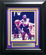 Wilt Chamberlain Autographed Framed 8x10 Photo Los Angeles Lakers JSA #ZZ35207