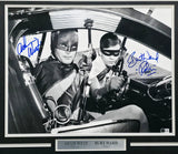 Adam West & Burt Ward Autographed Framed 16x20 Photo Batman & Robin Beckett BAS #AE16677