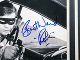 Adam West & Burt Ward Autographed Framed 16x20 Photo Batman & Robin Beckett BAS #AE16676
