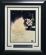 Michael Jordan Autographed Framed 11x14 Photo "Best Wishes" Beckett BAS #AE14835