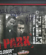 Linkin Park Autographed Framed 11x17 Photo "To John" With 5 Signatures Including Chester Bennington & Mike Shinoda Beckett BAS #AE16682