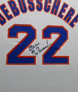 New York Knicks Dave DeBusschere Autographed Framed White Jersey Beckett BAS QR #BS30056