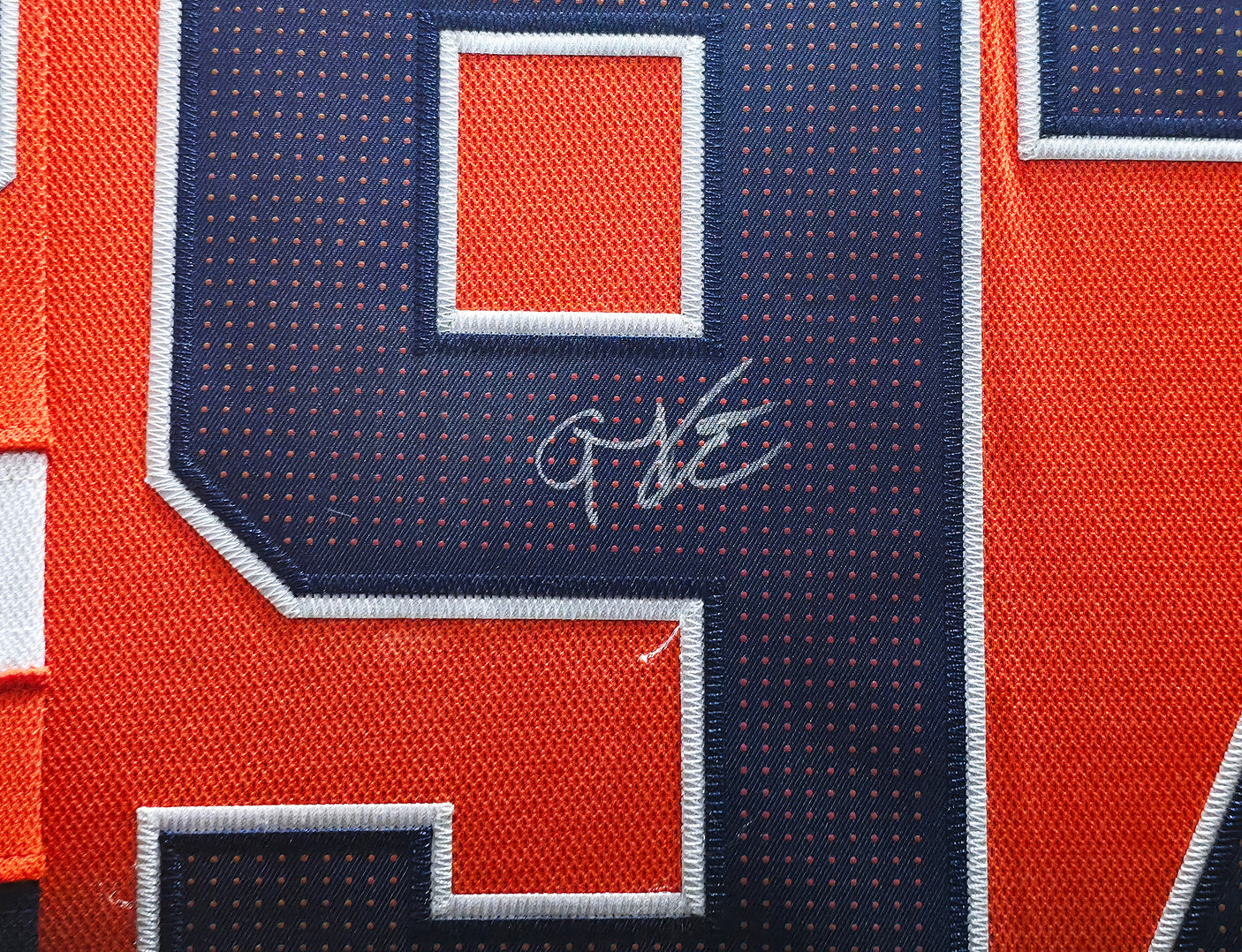 Edmonton Oilers Connor McDavid Autographed Framed Orange Adidas Jersey Beckett BAS QR #AE02766