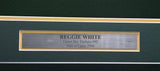 Green Bay Packers Reggie White Autographed Framed Green Nike Jersey Beckett BAS #AE19732