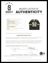 Green Bay Packers Reggie White Autographed Framed Green Nike Jersey Beckett BAS #AE19732