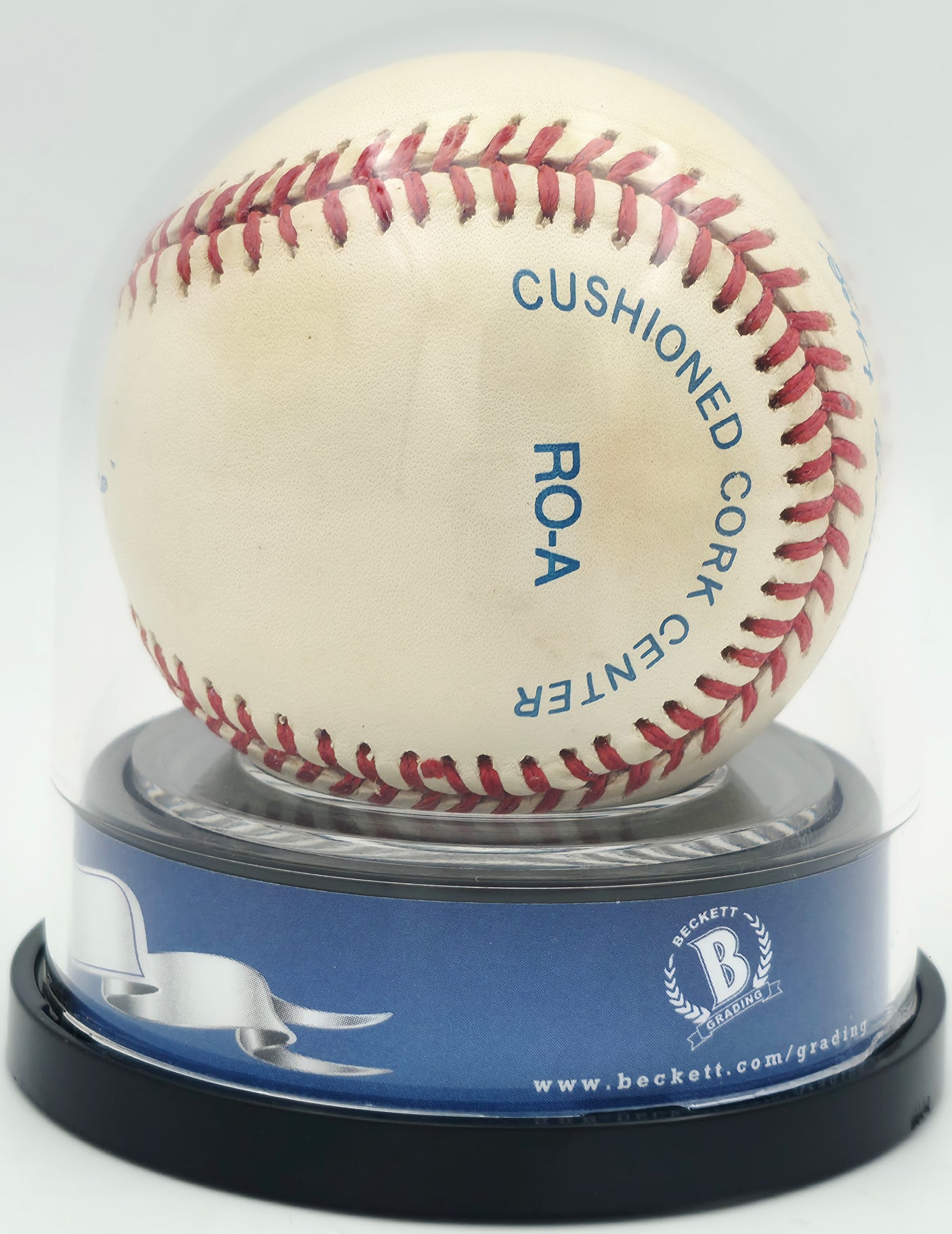 Joe DiMaggio Autographed Official AL Baseball New York Yankees Auto Grade Mint 9 Beckett BAS #18630433