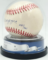 Joe DiMaggio Autographed Official AL Baseball New York Yankees Auto Grade Mint 9 #280/361 Beckett BAS #18630486