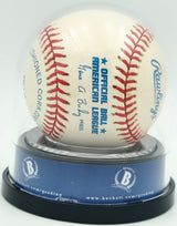 Joe DiMaggio Autographed Official AL Baseball New York Yankees Auto Grade Mint 9 #280/361 Beckett BAS #18630486